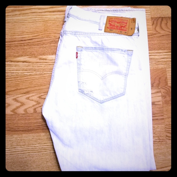 Levi's Other - Distressed Levi's 501 Button Fly